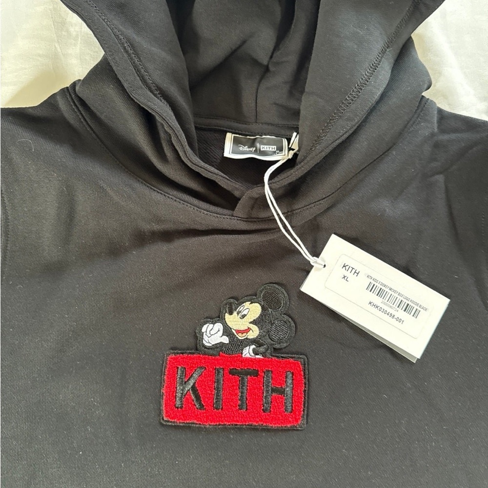 Kith Kids x Disney Mickey Hoodie XL Box Logo Rare Streetwear NWT Collector!!! - Picture 4 of 5